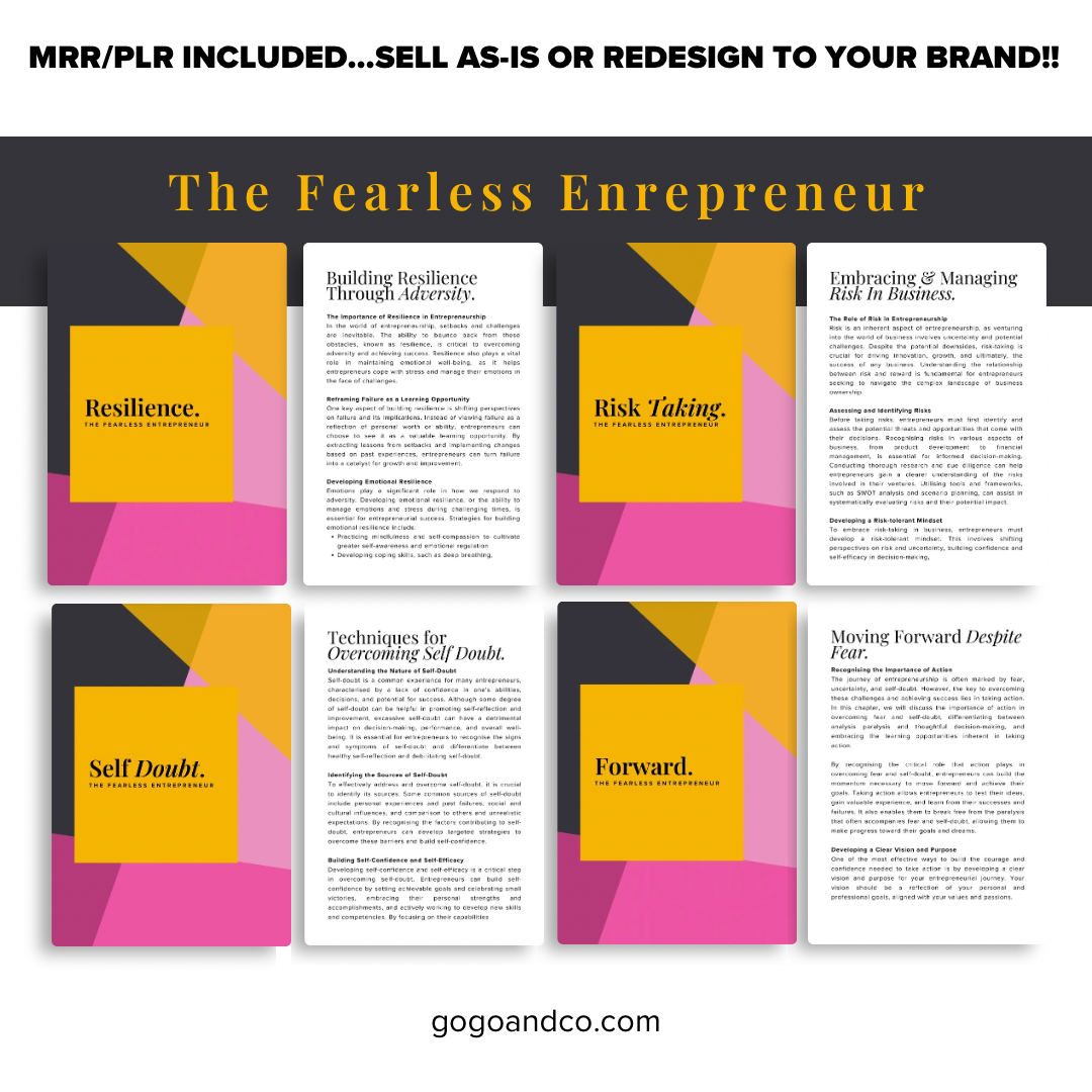 The Fearless Entrepreneur