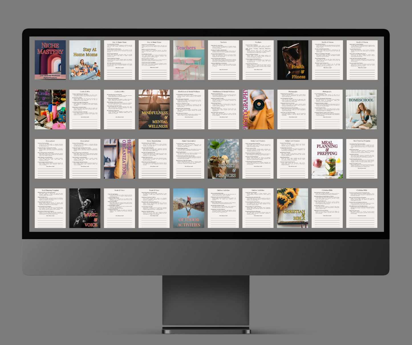 Niche Mastery: 200 Ideas for Profitable Digital Products