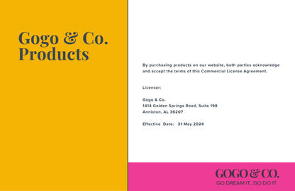 Gogo & Co. Commercial License Agreement