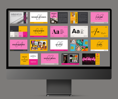 Gogo & Co Branding Guidelines & Brand Board