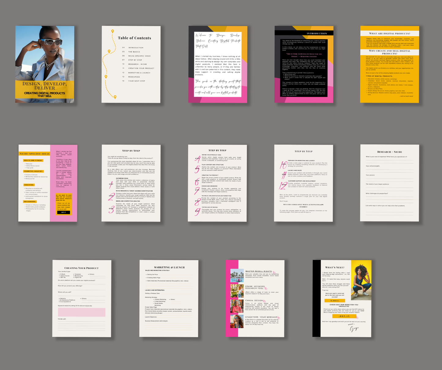 Design, Develop, Deliver: Creating Digital Products that Sell