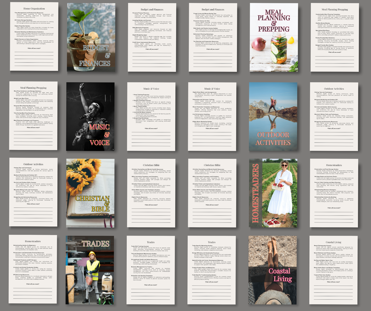 Niche Mastery: 200 Ideas for Profitable Digital Products