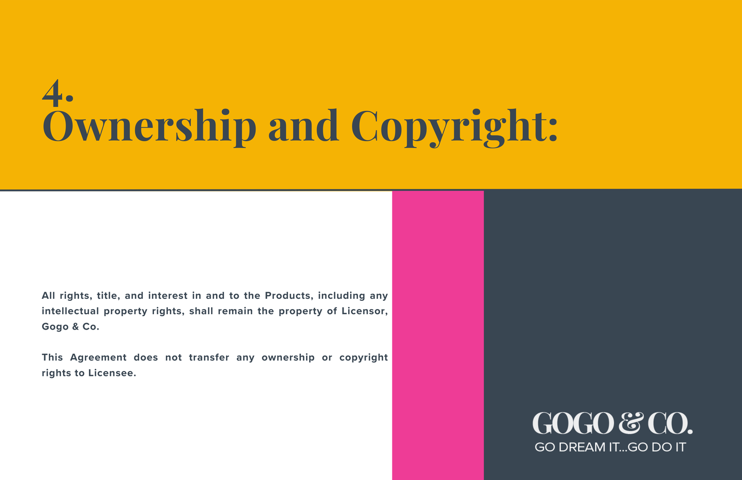 Gogo & Co. Commercial License Agreement