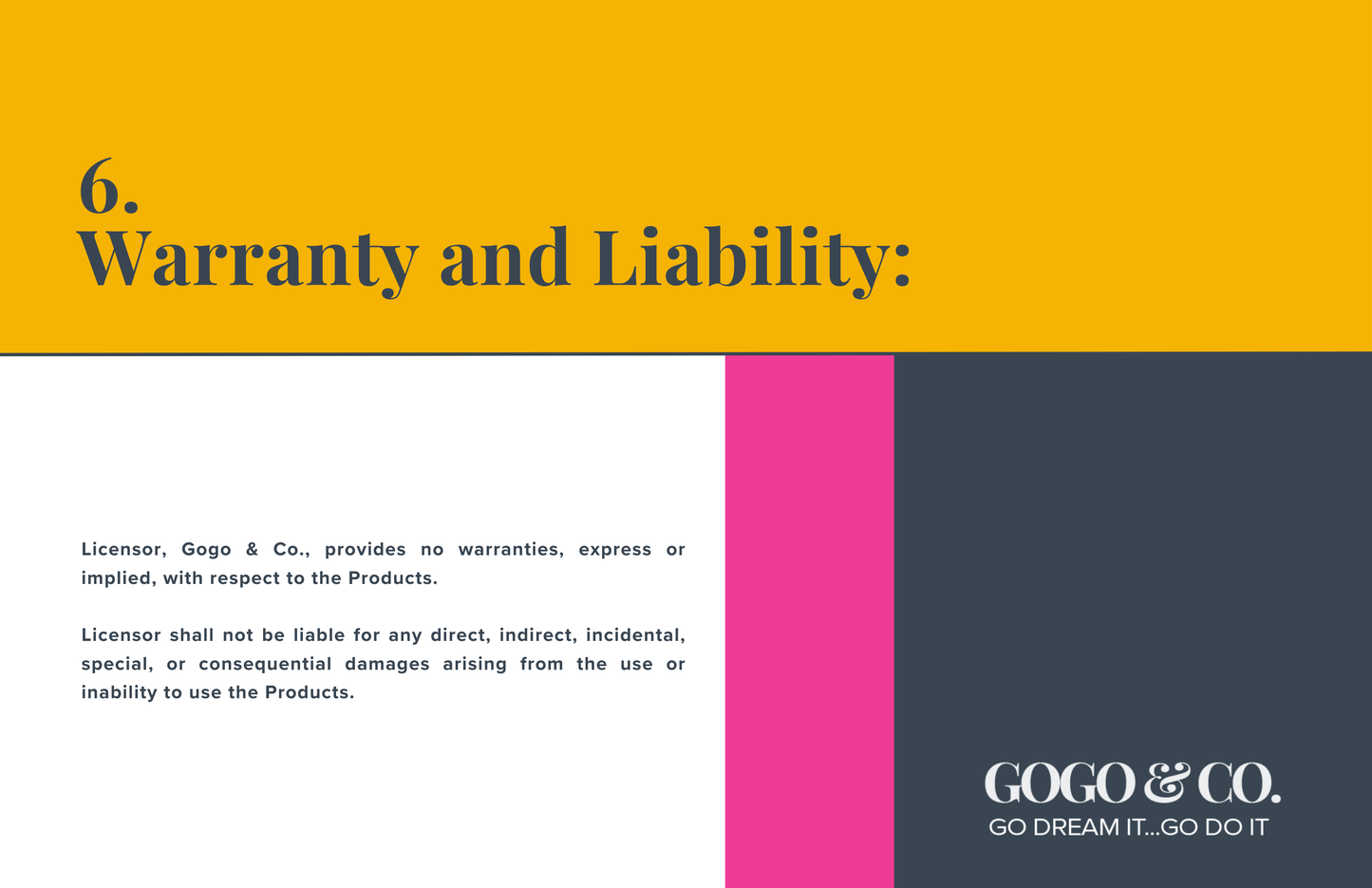 Gogo & Co. Commercial License Agreement