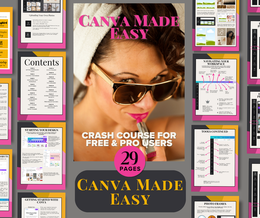 Canva Made Easy: Crash Course for Free and Pro Users