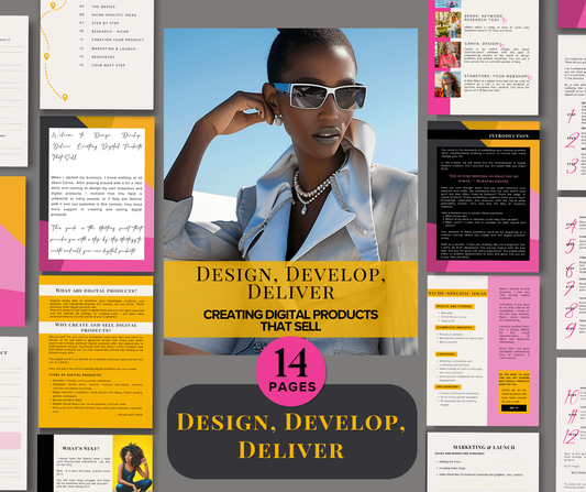 Design, Develop, Deliver: Creating Digital Products that Sell