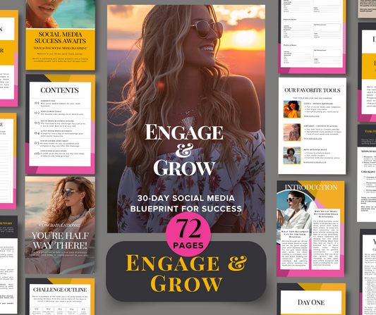 Engage & Grow: 30-Day Social Media Blueprint for Success