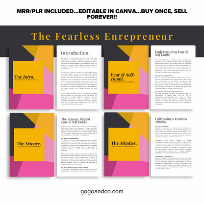 The Fearless Entrepreneur